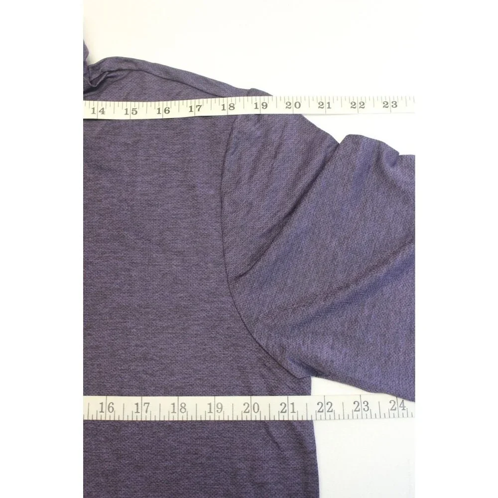 Weatherproof men's 32‎ Degrees Cool heather purple short sleeve polo shirt